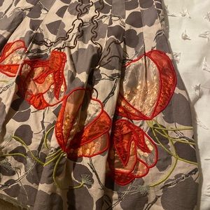 Anthropologie Pleated Skirt Size 2